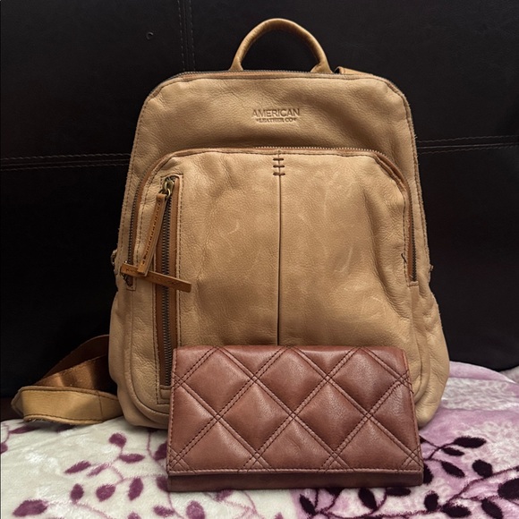 american leather company backpack purse Darling ADBG1165 Hand Tooled Hair-On Genuine women bag Western handbag This backpack from American Leather Co American Leather Co. Backpack &